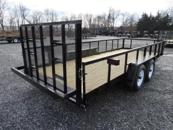 Premier 7 x 18 Landscape Utility Trailer – HD Ramp Gate - Image 5