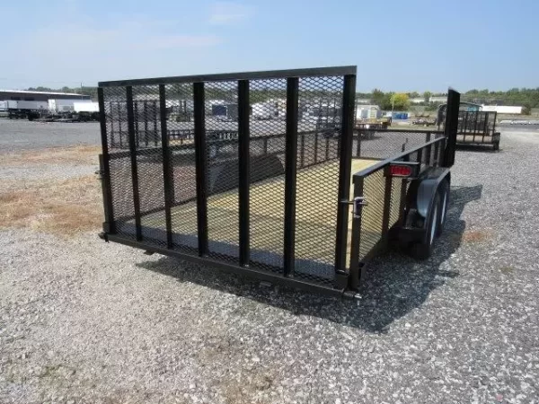 Premier 7 x 18 Landscape Utility Trailer – Mesh Sides & ATV Gate - Image 4