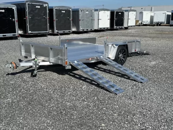 Sport Haven 7×12 Aluminum Utility Trailer – ATV Ramps - Image 8