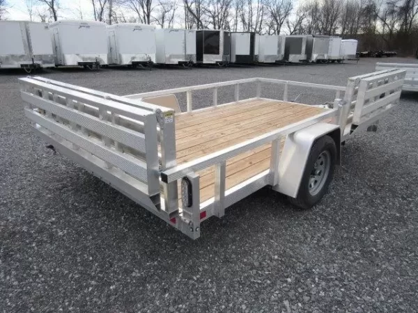 Sport Haven 7×12 Aluminum Utility Trailer – Side ATV Gate - Image 2
