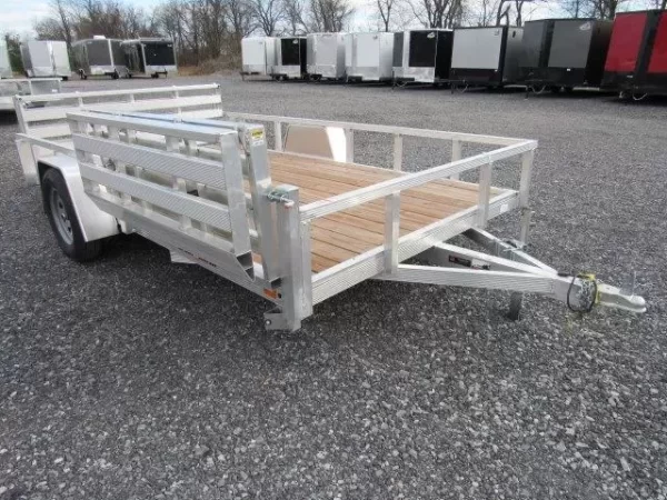 Sport Haven 7×12 Aluminum Utility Trailer – Side ATV Gate