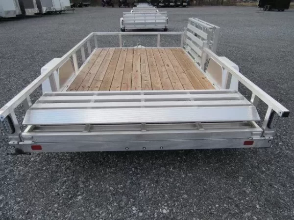 Sport Haven 7×12 Aluminum Utility Trailer – Side ATV Gate - Image 6