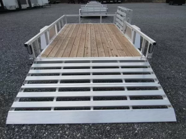 Sport Haven 7×12 Aluminum Utility Trailer – Side ATV Gate - Image 6