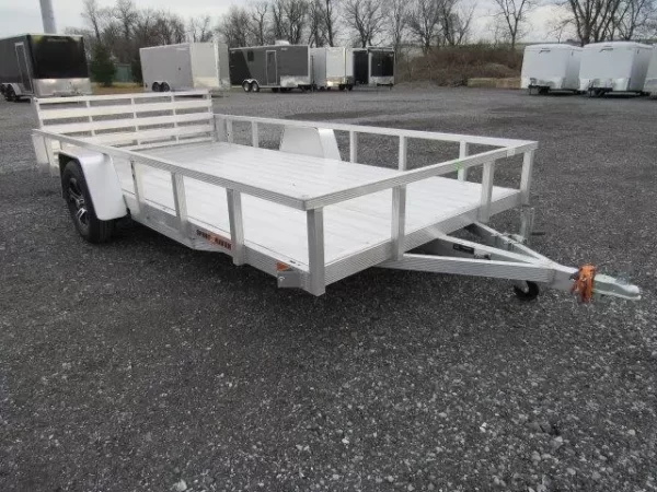 Sport Haven 7×14 Aluminum Landscape Utility Trailer – Deluxe