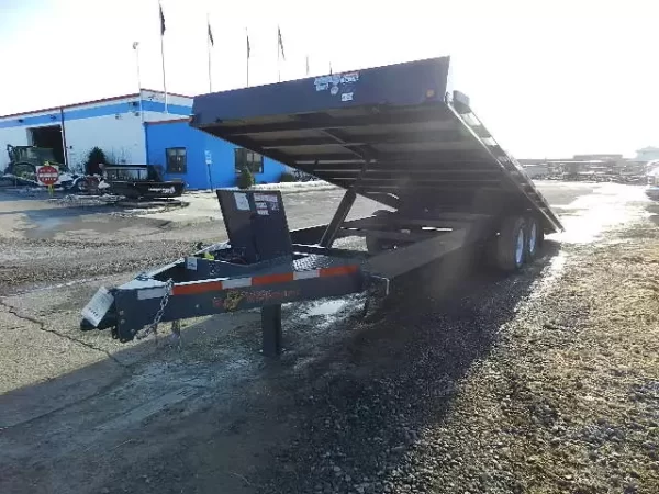 BWise 8 x 22 Deckover Equipment Trailer Power Tilt - Image 7