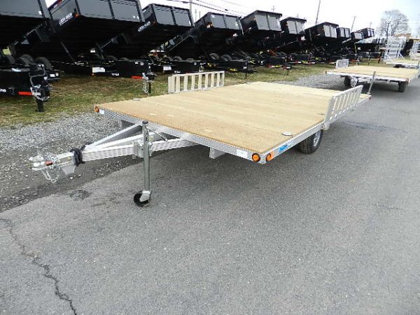 Cargo Pro 8 x 14 Aluminum (3) Place ATV Trailer – Aluminum Ramps