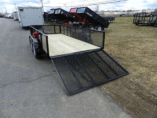 Premier 6.4 x 16 Landscape Utility Trailer – 23″ High Mesh Sides - Image 3