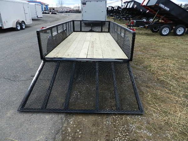 Premier 6.4 x 16 Landscape Utility Trailer – 23″ High Mesh Sides - Image 4