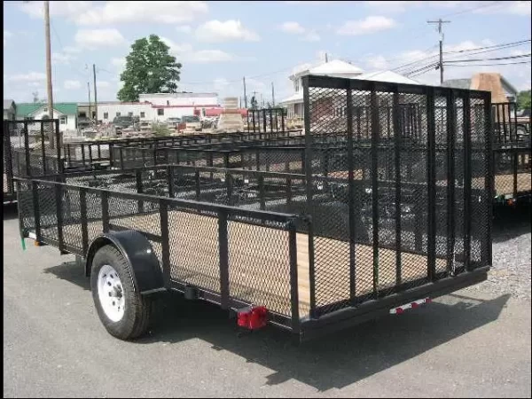 Carry On 6.4 x 14 Landscape Utility Trailer – 3K with High Mesh Sides - Image 4