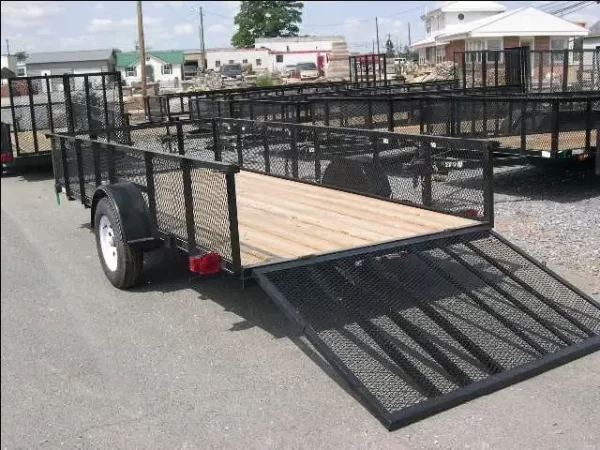 Carry On 6.4 x 14 Landscape Utility Trailer – 3K with High Mesh Sides