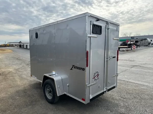 Homesteader 5 x 10 Enclosed V-Nose Cargo Trailer – Barn Doors - Image 3