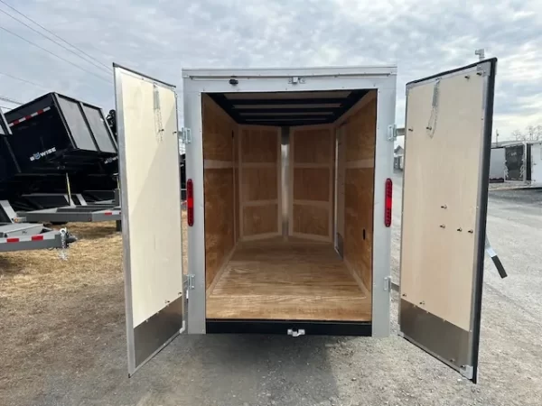 Homesteader 5 x 10 Enclosed V-Nose Cargo Trailer – Barn Doors - Image 6