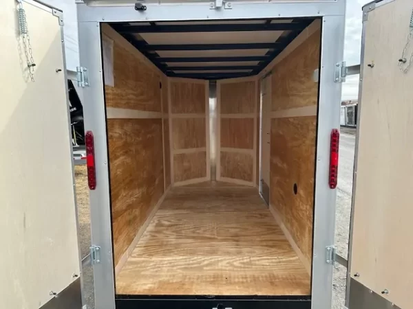 Homesteader 5 x 10 Enclosed V-Nose Cargo Trailer – Barn Doors - Image 7