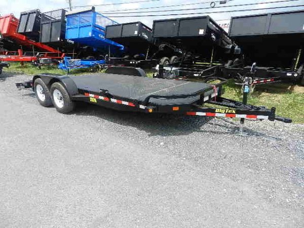 Big Tex 83″ x 18′ Steel Deck Car Trailer 10K GVW