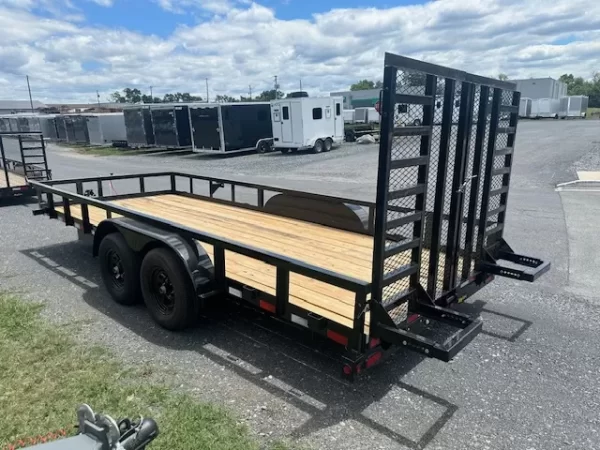 Big Tex 7 x 18 Landscape Utility Trailer – 10K Heavy Duty Ramp - Image 4