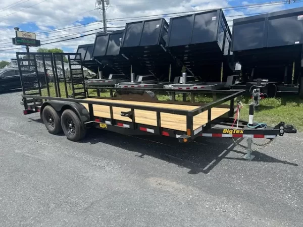 Big Tex 7 x 18 Landscape Utility Trailer – 10K Heavy Duty Ramp