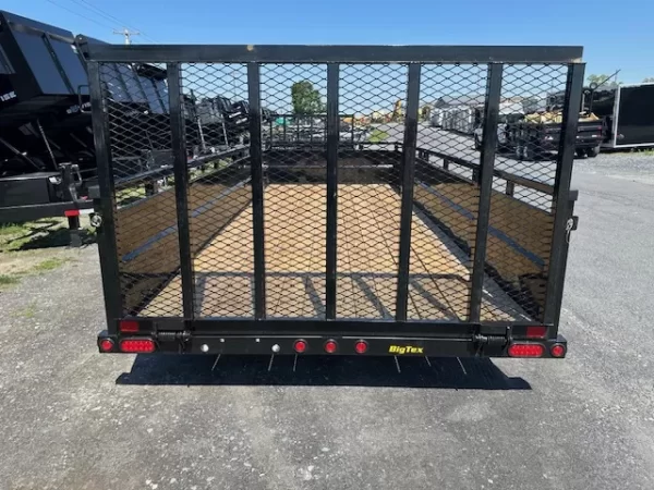 Big Tex 7 x 18 Landscape Utility Trailer – 2′ Solid Steel Sides - Image 6