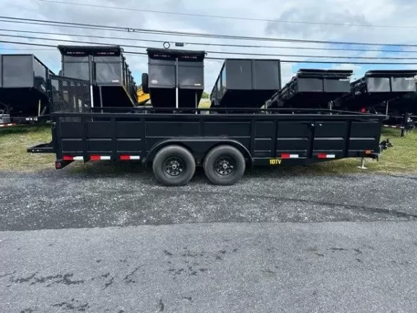 Big Tex 7 x 18 Landscape Utility Trailer – Solid Steel Sides - Image 4