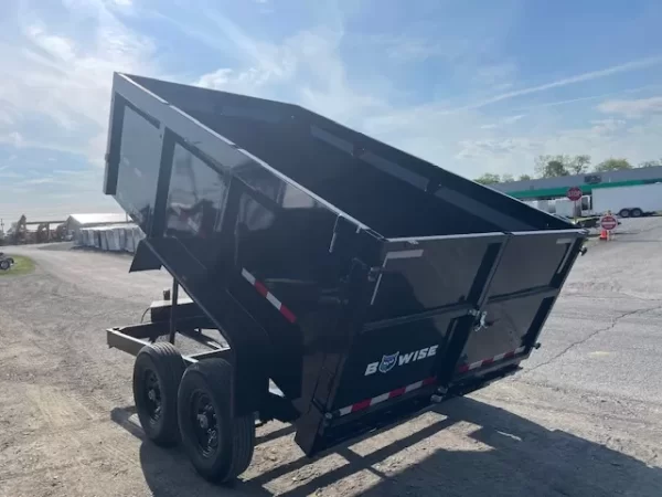 BWise 7 x 12 High Side Dump Trailer Barn Doors - Image 2