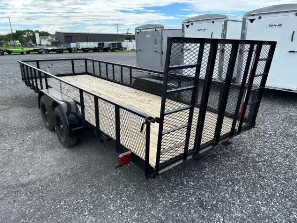 Carry-On 7 x 20 Landscape Utility Trailer – Mesh Sides - Image 4