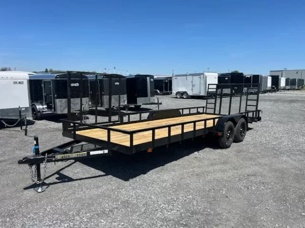 Carry-On 7 x 20 Landscape Utility Trailer – Side Ramp Gate - Image 2