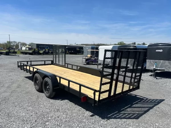 Carry-On 7 x 20 Landscape Utility Trailer – Side Ramp Gate - Image 5