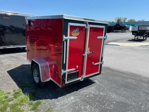 Covered Wagon 5 x 8 Enclosed Cargo Trailer - Image 3