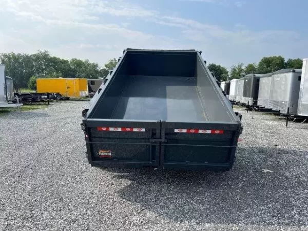 Covered Wagon 6 x 12 Prospector Dump Trailer Ladder Ramps - Image 6