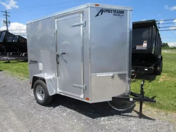 Homesteader 5 x 8 Enclosed V Nose Cargo Trailer All Pro - Image 2