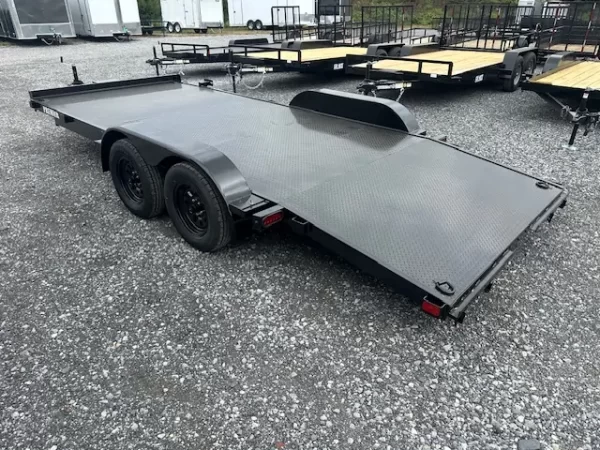 Premier 7 x 18 Open Car Trailer Steel Deck - Image 5