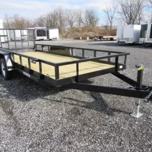 Premier 7 x 16 Landscape Utility Trailer – HD Ramp Gate