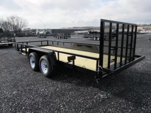 Premier 7 x 18 Landscape Utility Trailer – HD Ramp Gate - Image 4