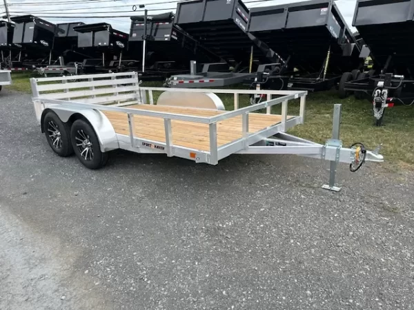Sport Haven 7×12 Aluminum Utility Trailer – Tandem Axle