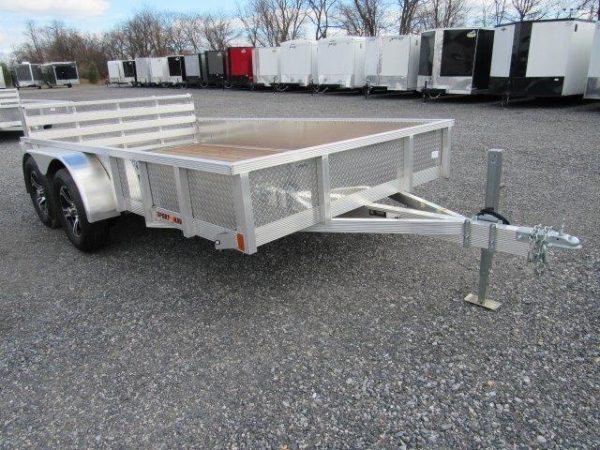 Sport Haven 7×12 Aluminum Utility Trailer – Aluminum Wheels