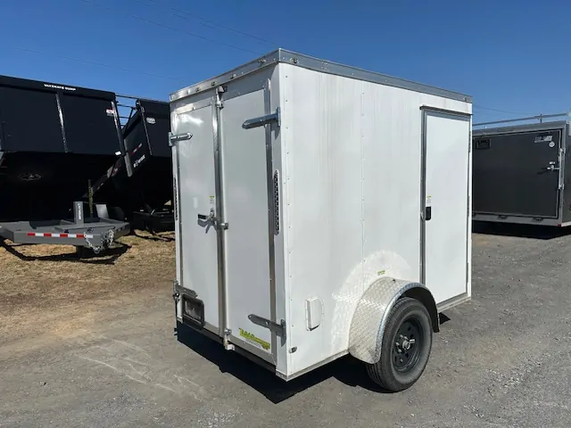 NewUsed 2023 Fast Cargo 5x8 Enclosed Trailer w Barn Doors 3 NewUsed 2023 Fast Cargo 5x8 Enclosed Trailer w Barn Doors - Image 3
