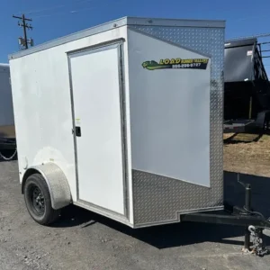 NewUsed 2023 Fast Cargo 5x8 Enclosed Trailer w Barn Doors