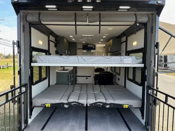 ATC Plā 550 Aluminum Toy Hauler Travel Trailer (8.5x28) 3 ATC Plā 550 Aluminum Toy Hauler Travel Trailer (8.5x28) - Image 3