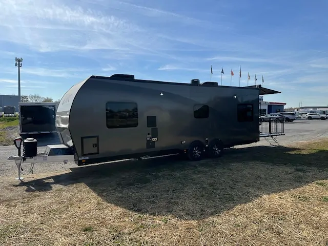 ATC Plā 550 Aluminum Toy Hauler Travel Trailer (8.5x28) 4 ATC Plā 550 Aluminum Toy Hauler Travel Trailer (8.5x28) - Image 4