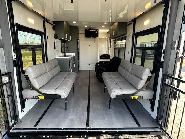 ATC Plā 550 Aluminum Toy Hauler Travel Trailer (8.5x28) 2 ATC Plā 550 Aluminum Toy Hauler Travel Trailer (8.5x28) - Image 2