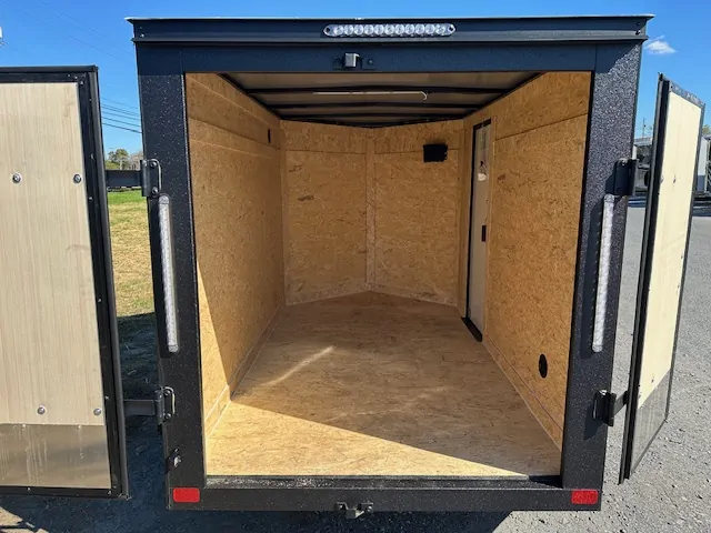 Covered Wagon 5x8 Enclosed Cargo Trailer w Black Trim Package 4 Covered Wagon 5x8 Enclosed Cargo Trailer w Black Trim Package - Image 4