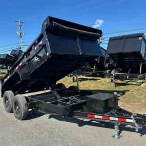 CAM Superline 6x12 Dump Trailer w Ladder Ramps (12K GVWR)