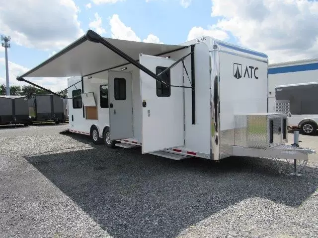 ATC 8.5x28 Aluminum Mobile Office Trailer Command Center 1 ATC 8.5x28 Aluminum Mobile Office Trailer Command Center