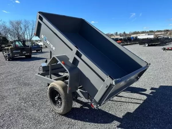 BWise 5x8 Low Profile Dump Trailer w Spreader Gate (5K GVWR) 4 BWise 5x8 Low Profile Dump Trailer w Spreader Gate (5K GVWR) - Image 4