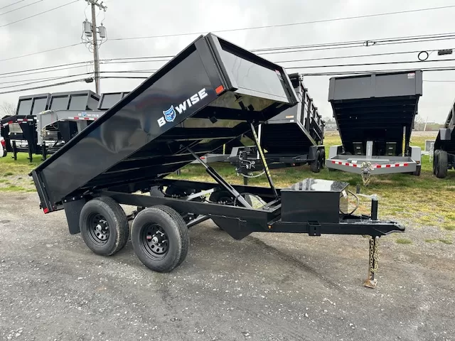 BWise 6x10 Deckover Dump Trailer w Spreader Gate (10K GVWR) 1 BWise 6x10 Deckover Dump Trailer w Spreader Gate (10K GVWR)