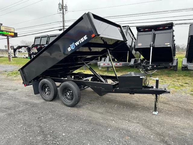 BWise 6x10 Deckover Dump Trailer w Spreader Gate (7K GVWR) 1 BWise 6x10 Deckover Dump Trailer w Spreader Gate (7K GVWR)