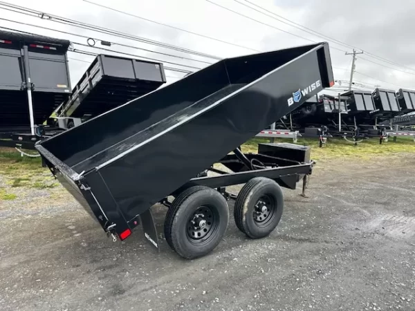 BWise 6x10 Deckover Dump Trailer w Spreader Gate (10K GVWR) 2 BWise 6x10 Deckover Dump Trailer w Spreader Gate (10K GVWR) - Image 2