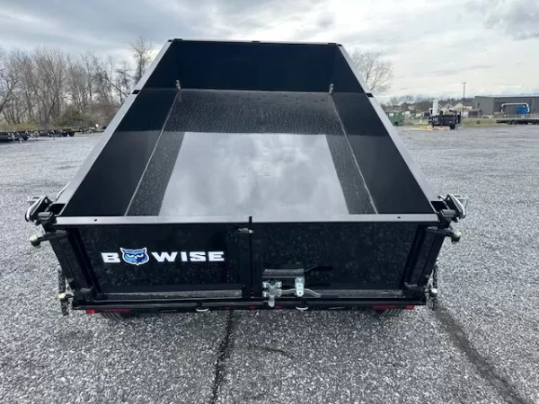 BWise 6x10 Low Profile Dump Trailer w Hydraulic Power Jack (7K GVWR) 5 BWise 6x10 Low Profile Dump Trailer w Hydraulic Power Jack (7K GVWR) - Image 5