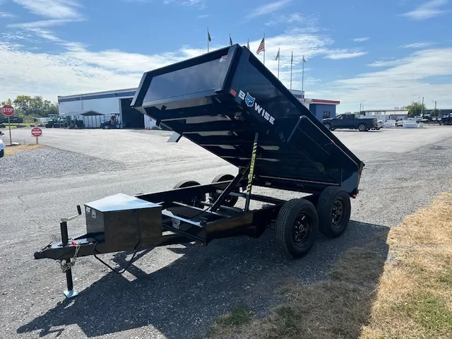BWise 6x10 Low Profile Dump Trailer w Spreader Gate (7K GVWR) 1 BWise 6x10 Low Profile Dump Trailer w Spreader Gate (7K GVWR)