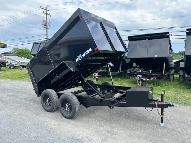 BWise 6x10 Dump Trailer w High Sides & Slide Out Ramps 1 BWise 6x10 Dump Trailer w High Sides & Slide Out Ramps