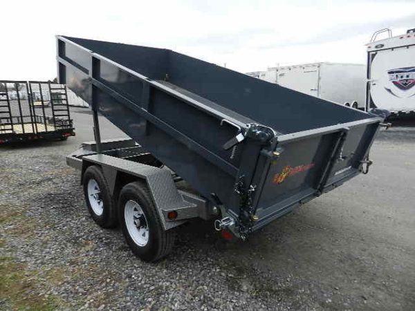 BWise 6x12 Dump Trailer w Combo Gate & Ramps (10K GVWR) 3 BWise 6x12 Dump Trailer w Combo Gate & Ramps (10K GVWR) - Image 3